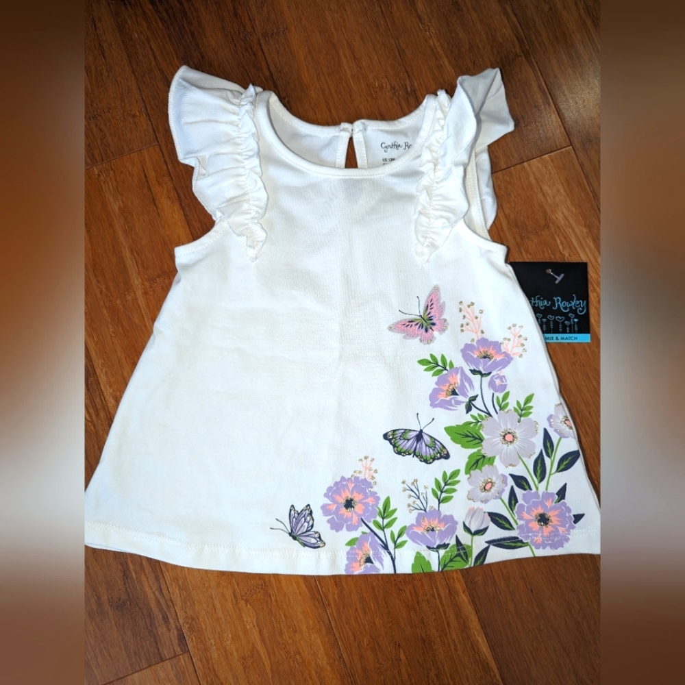 Cynthia Rowley Girls toddler summer spring shirt